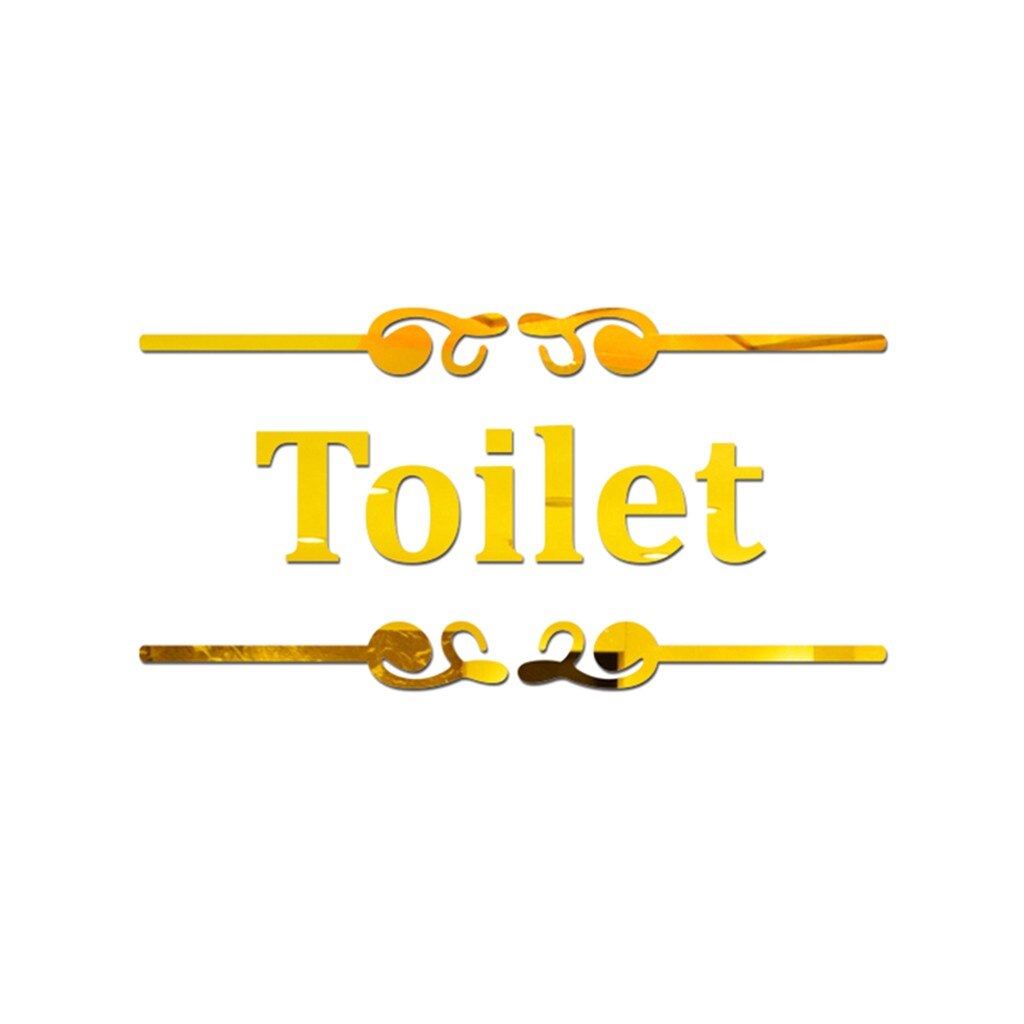 Tipps knapp Tür Aufkleber Wohnkultur Wc Schlecht Wc Tapete Kunst Tür Dekoration Decals Vinyl Abnehmbare Poster Wandbild