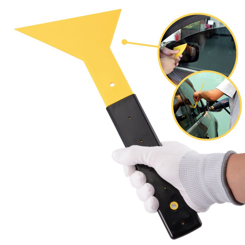 EHDIS Fenster Film Tönung Schaber Werkzeug Auto Schutz Folie Film Lange Griff Rakel Verpackung Glas Aufkleber Entfernen Reinigung Werkzeug