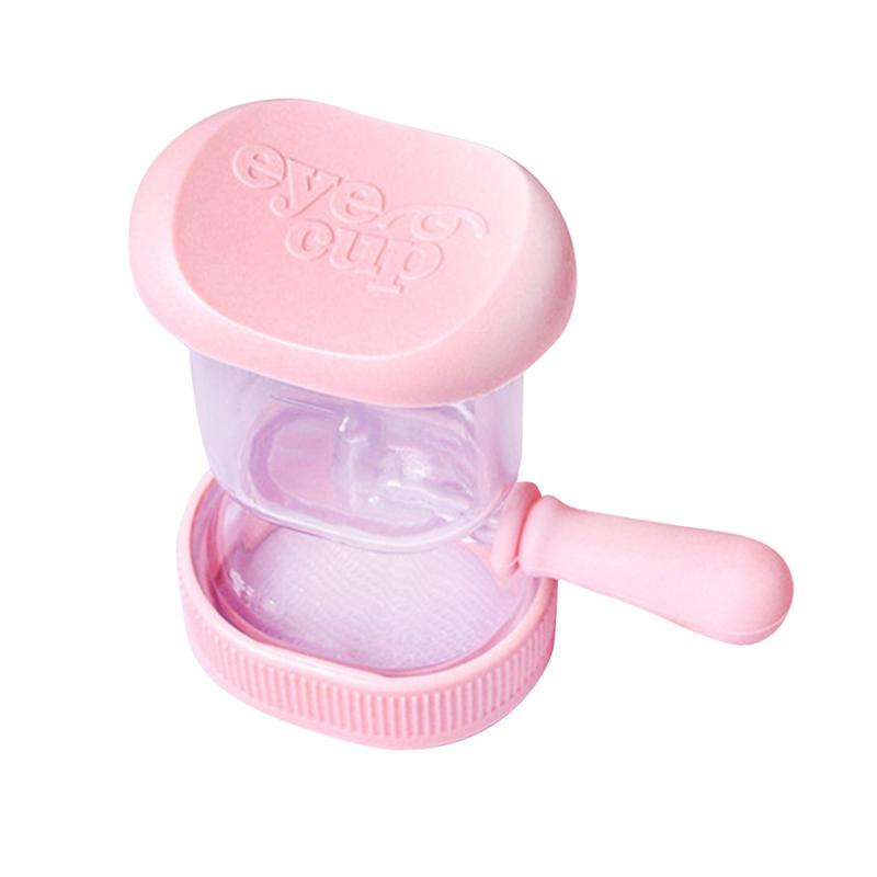 1pc Silikon Auge Waschen Tasse Wiederverwendbare Auge Reinigung Werkzeug Weiche Augen Reiniger Professionelle Augen Container Auge Pflege Werkzeug Zufällige farbe