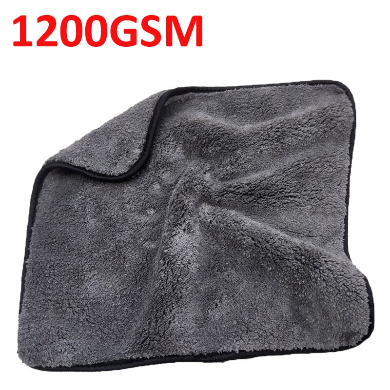 Auto Waschen 1200GSM Auto Einzelheiten Mikrofaser Handtuch Auto Reinigung Trocknen Tuch Dicken Auto Waschen Lappen für Autos Küche Auto Pflege tuch