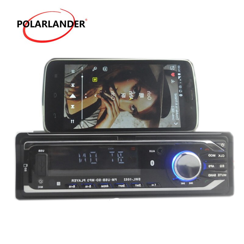 Polarlander 1 Lärm Auto Radio Auto Elektronik mp3 Spieler unterstützung Bluetooth/USB/SD/AUX/Auto Radio mit fernbedienung