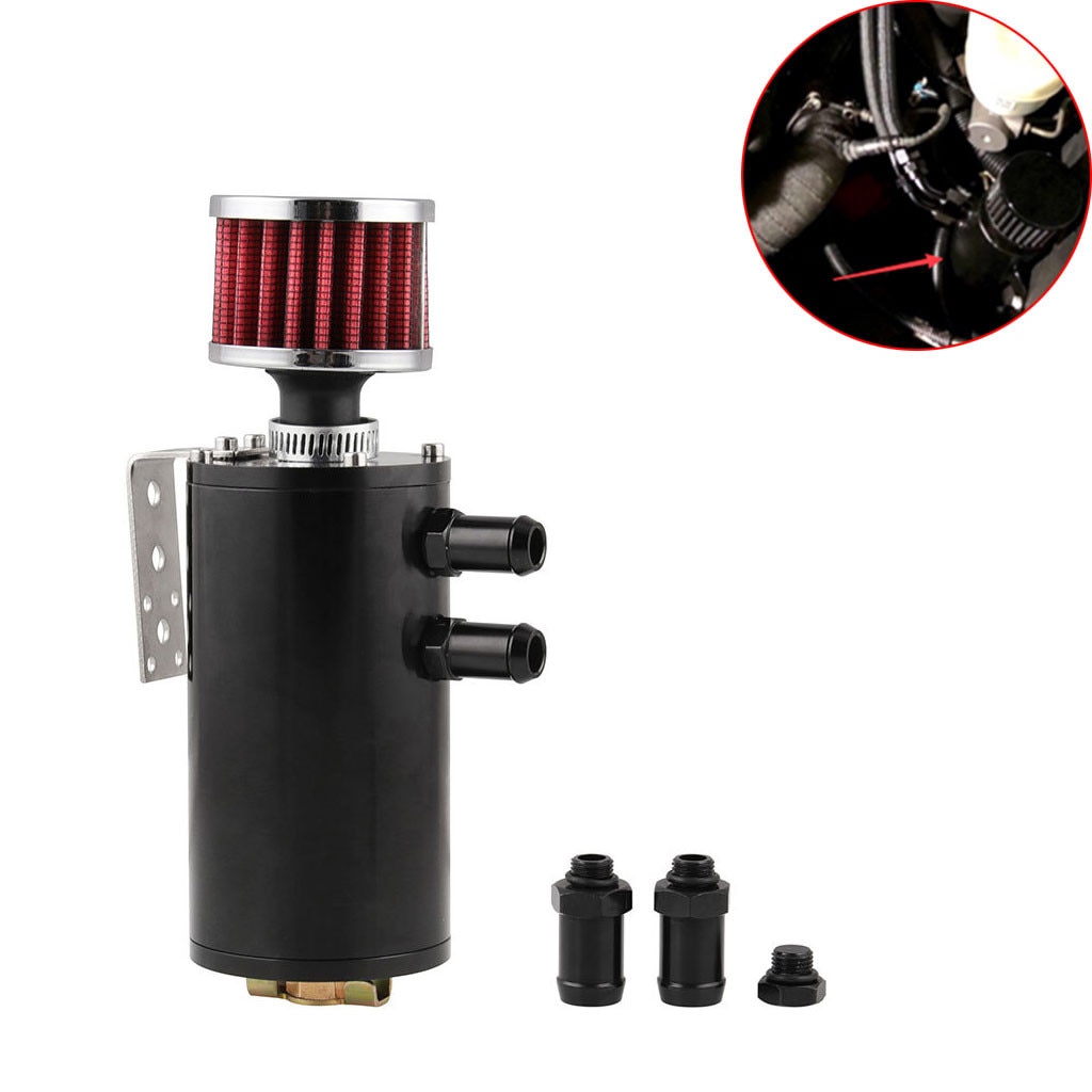 oben Auto-Styling Auto Änderung Atmungsaktive Öl Topf Aluminium Öl Fang Panzer Reservoir Können Bausätze Heiße Verkäufe oben