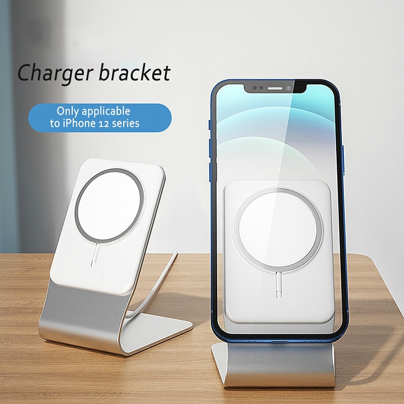 Ladestation für Iphone 12 Profi Max Mini magnetisch Drahtlose Ladegerät Schreibtisch Telefon Halfter Halterung Telefon Ladegerät Hängen Bahnhof