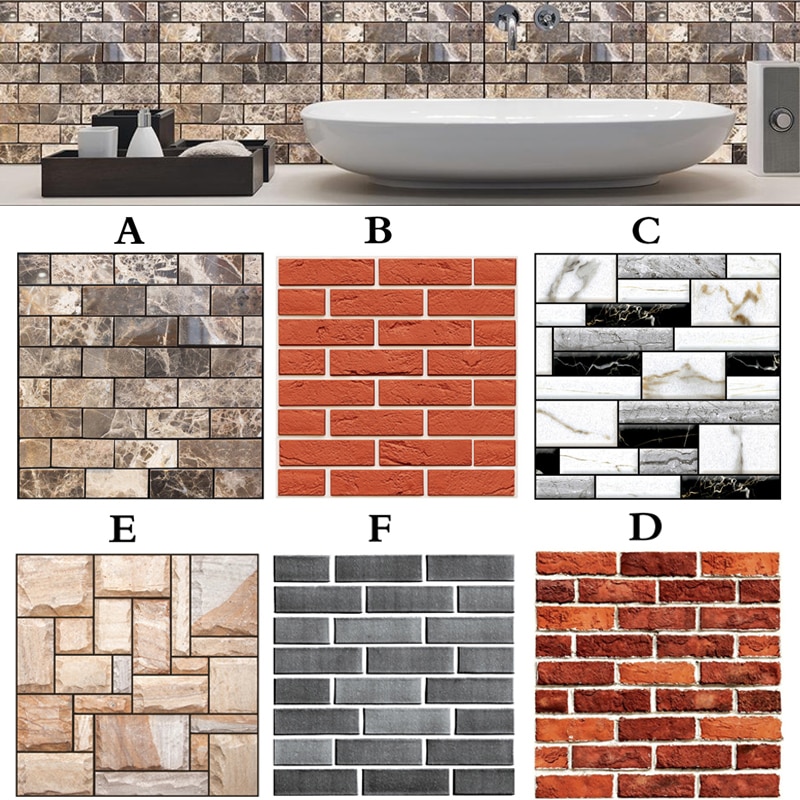 Schlecht Zauberstab Aufkleber PVC Mosaik Küche Wasserdichte Fliesen Aufkleber Kunststoff Vinyl Selbst Klebstoff Tapeten Wohnkultur