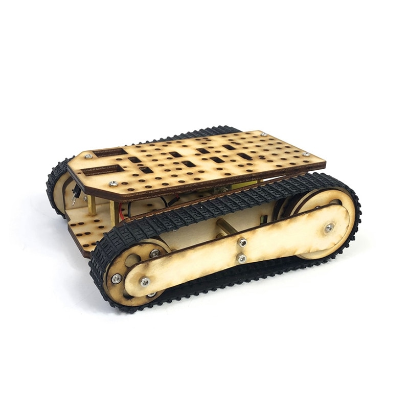 Holz Verfolgt Panzer Chassis Rc Panzer Clever Roboter Panzer Auto Chassis Bausatz Sporn Raupe Rc Panzer Clever Roboter Panzer Auto Chassis Bausatz