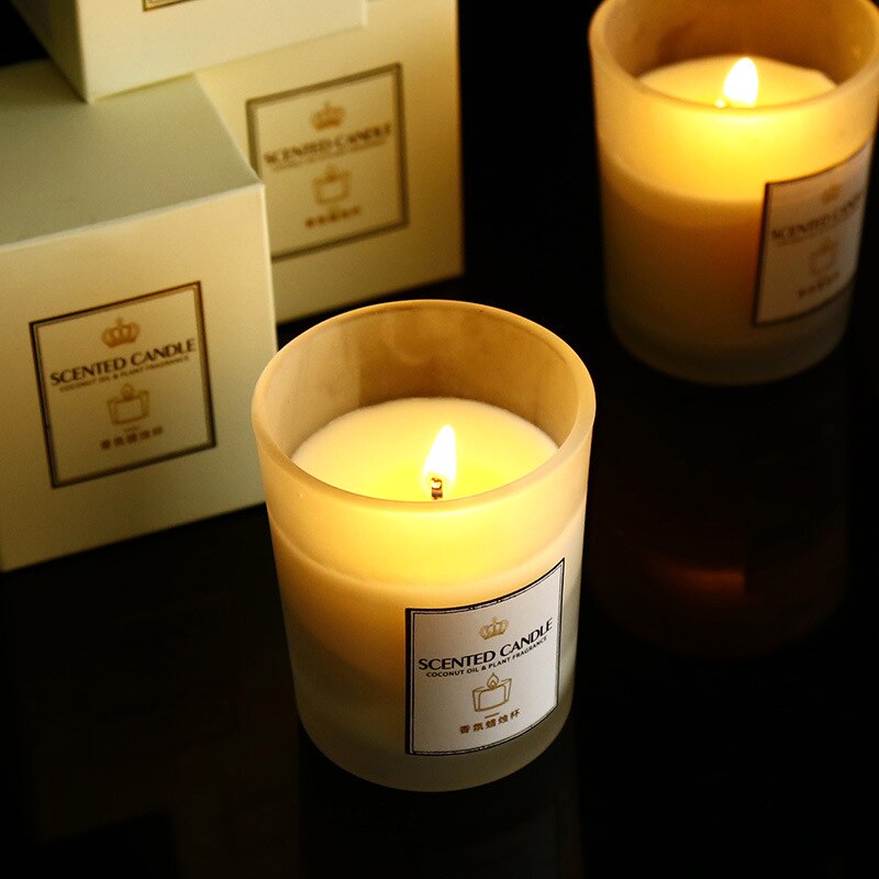 nordisch Duftenden Kerzen Zitrone Lavendel Rose Hause Dekoration Hochzeit Wachs Kerzen