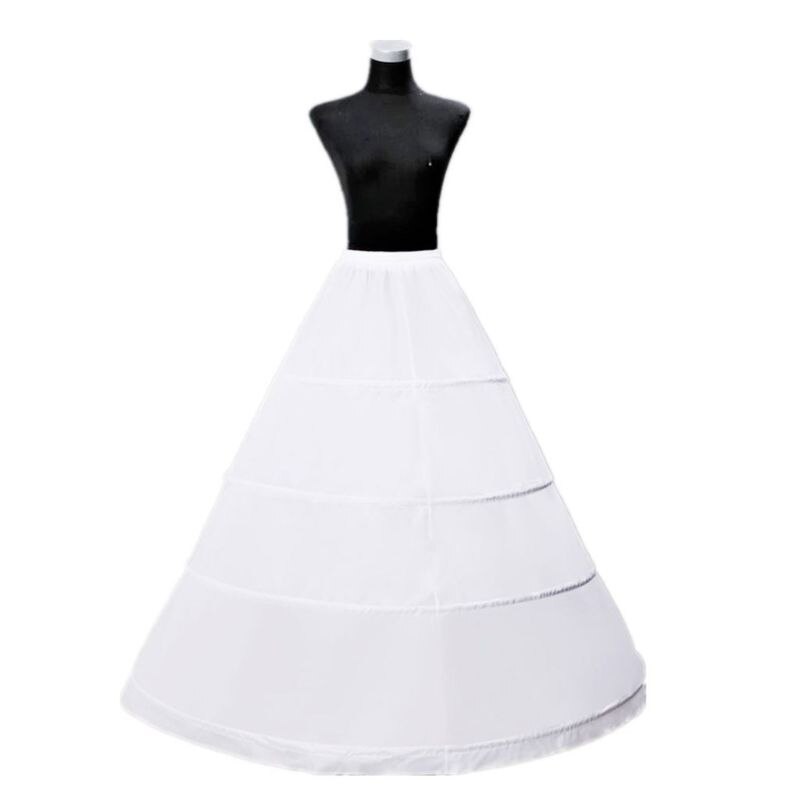 Braut Hochzeit Kleid Reifen Felsen Unterstützung Dame Mädchen Party Prom Ball Kleid Inneren Substrat Petticoat Lange Unterrock