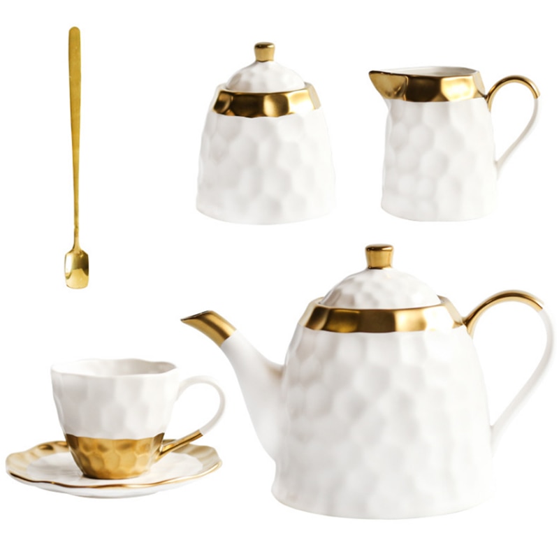 Keramik Kaffee Tasse einstellen Einfache Nachmittag Tee Tasse Blume Tee Tee-einstellen einstellen Europäischen Haushalt Hohe-ende Tasse einstellen