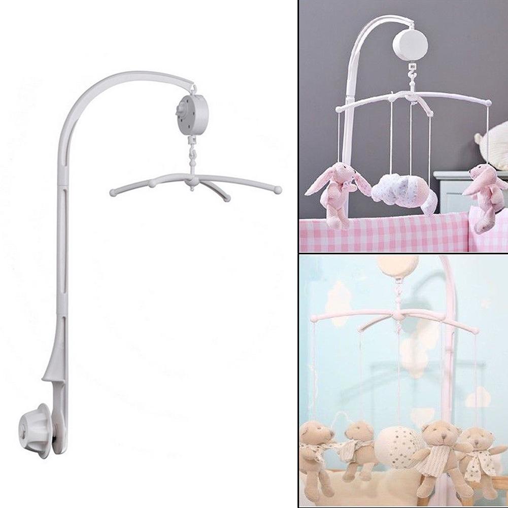 DIY Baby Krippe Weiß Rasseln Halterung einstellen Baby Krippe Handy, Mobiltelefon Bett Glocke Halfter Spielzeug Kleinkind Arm Halterung Wind-hoch musik Kasten Hängen Stand