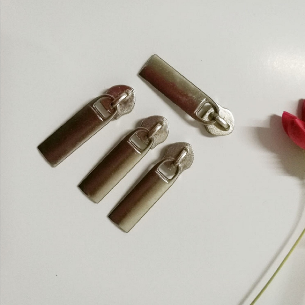10 teile/satz 5 # Ersatz Reißverschluss Leicht ziehen Metall Reißverschluss Köpfe Abzieher Kleidung Zubehör Neue Reißverschlüsse Für NäHenne Kleidung