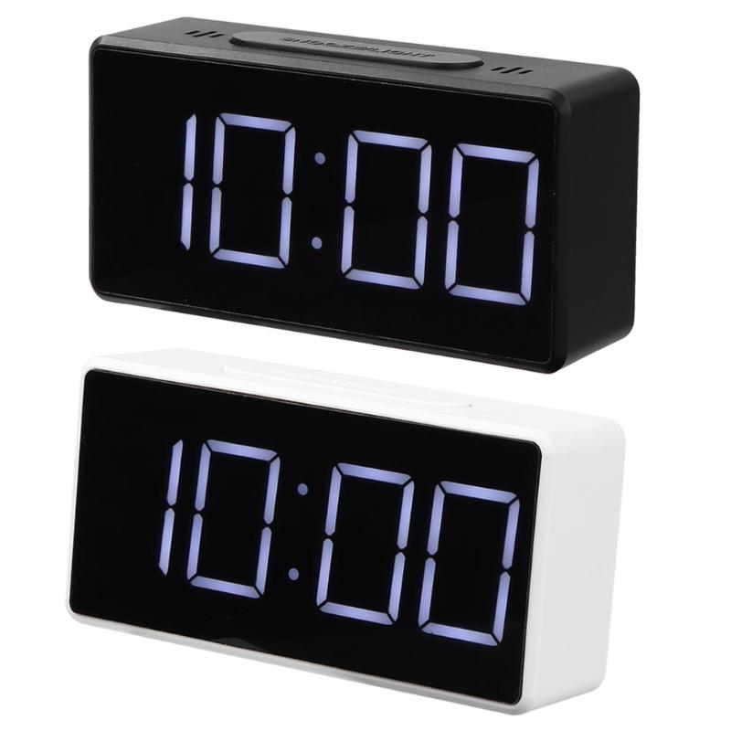 LED Digital Wecker mit USB Hafen Schlummern Tisch Uhr Elektronische Uhr Schreibtisch Wecker USB Timer Kalender °C-℉ Thermometer