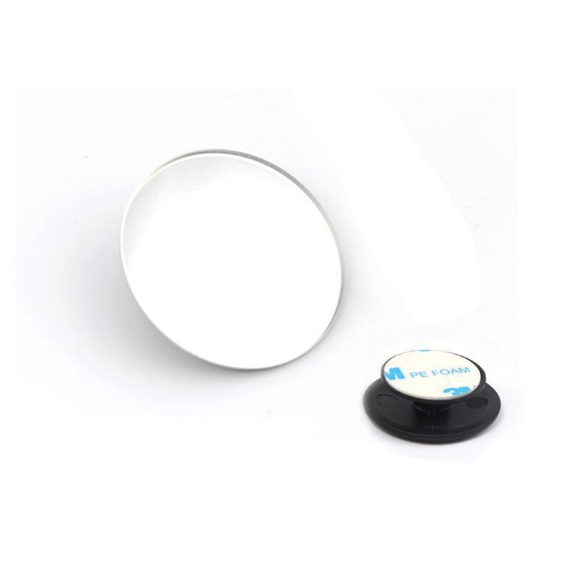 2 stücke Auto 360 Grad Framless blind Stelle Spiegel Weitwinkel Runden Konvexen Spiegel Kleine Runde Seite Blindspot Rück Parkplatz spiegel