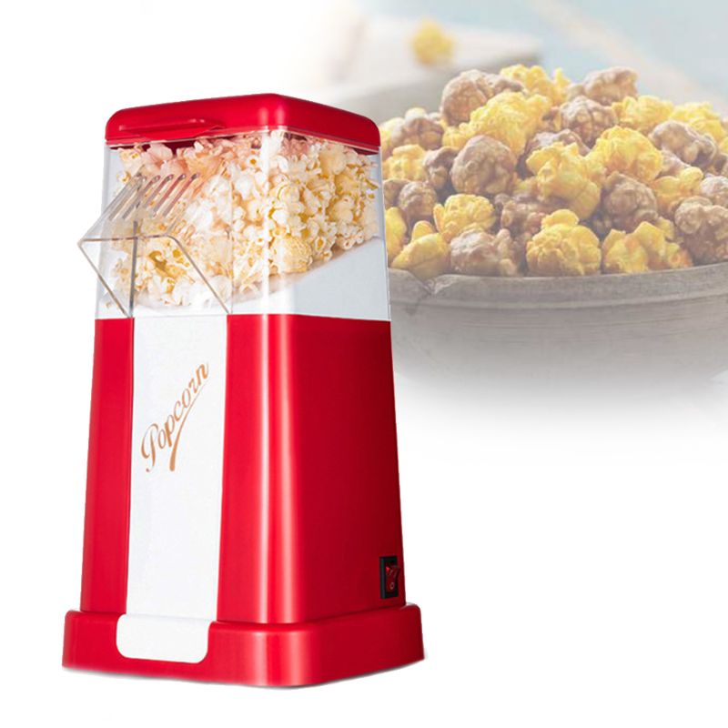 Automatische Popcorn Hersteller Maschine uns / EU Stecker für Heimat Leistungsstarke Fett Kostenloser Schnell Vorbereitung Haushalt Küchengeräte