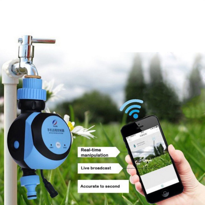 Wifi Automatische Garten Wasser Timer Telefon Fernbedienung Garten Bewässerung System Elektronische Bewässerung Timer Regler Sprinkler