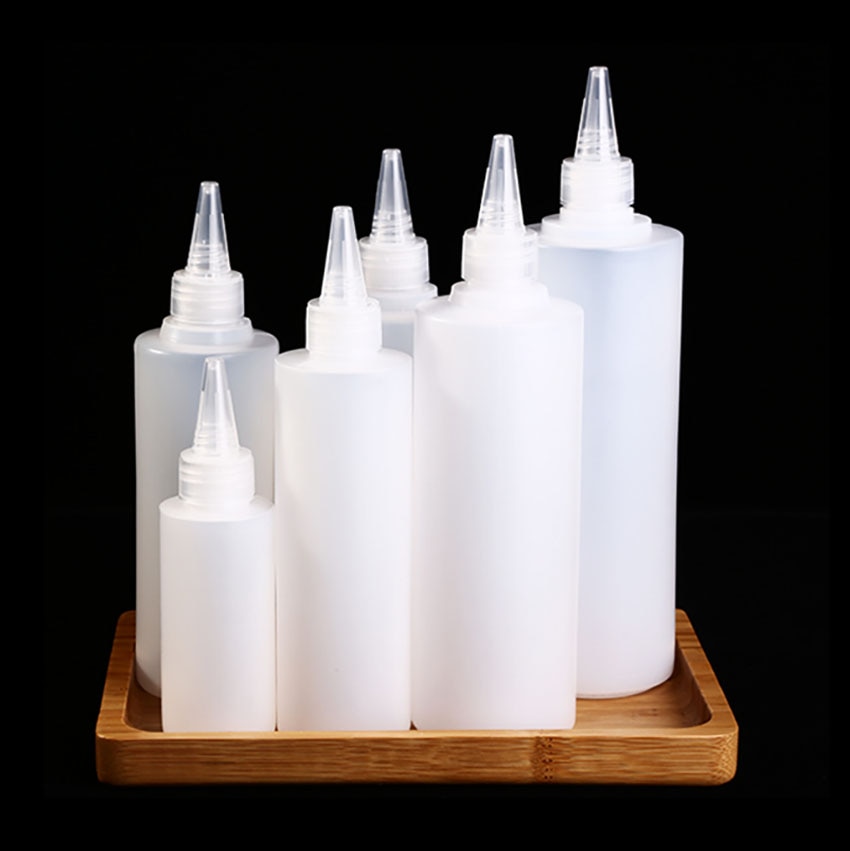 Squeezable Nachfüllbare Flaschen Tropfer Sonde Flasche Honig Gewürz Pigment Flaschen Flüssigkeit Container 100/200/250/300/400/500 ML