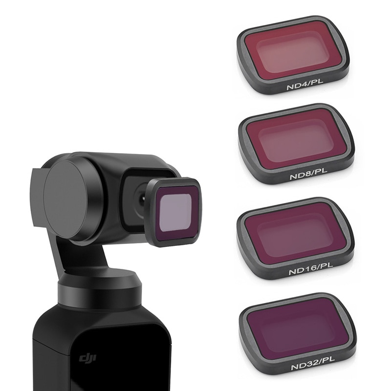 Für DJI Osmo Tasche Kamera Handheld Gimbal Kamera Objektiv Filter Für DJI Osmo Tasche Zubehör ND-PL ND4 ND8 ND16 ND32 CPL Filter