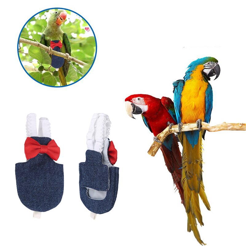 Flug Anzug Windel Kleidung Vogel Papagei Windel Grün Wange Sittich Nymphensittiche Tauben Mittel groß Haustier Vogel Zubehör