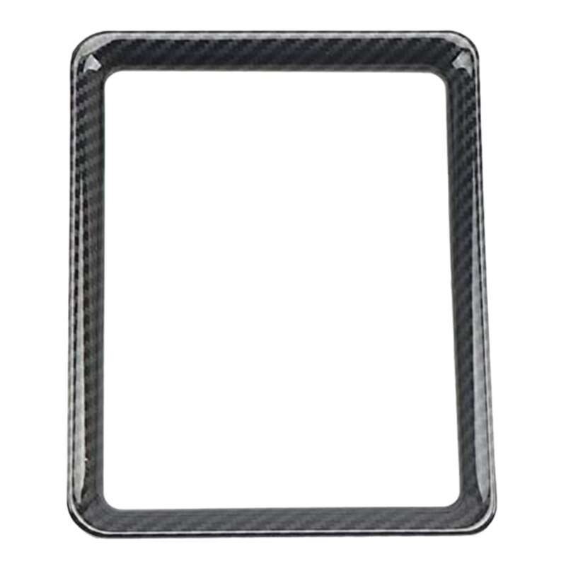 Kohlenstoff Fiber Center Konsole Armaturenbrett Navigation Abdeckung trimmen Tafel für ausweichen Herausforderer
