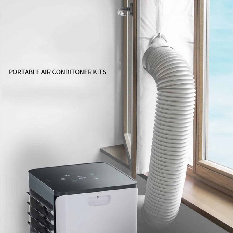 /4m/5,6 m Fenster Luftschleuse Dichtung Platte Klimaanlage Abdeckung Weiche Schallwand Fenster Dichtung Für Alle Mobilen klimaanlage Einheiten