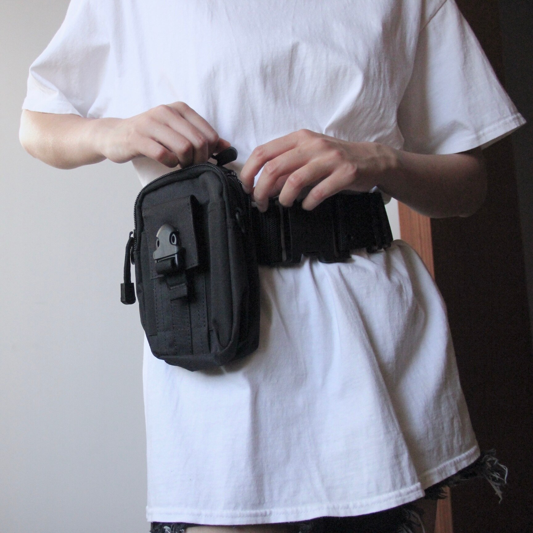 Hüfte hüpfen Taille Pack Männer Multifunktions Personalisierte Schwarz Frauen Brust Tasche Reise Außen Hohe Kapazität Taille Tasche DA60YB
