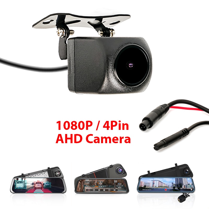 1080P AHD Auto Rückansicht Kamera mit 4 Stift für Auto DVR Auto Spiegel Dashcam Wasserdichte 2,5mm Jack hinten Kamera Parkplatz Kamera