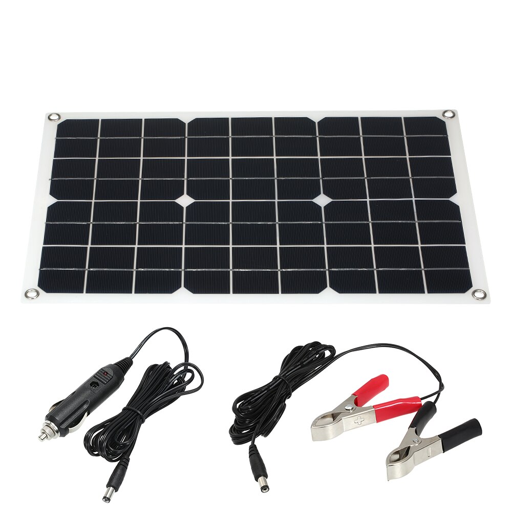30W 18V USB Auto ladung Schnittstelle flexibel Solar- Tafel System Batterie Dual Ausgang Solar- Energie Energie