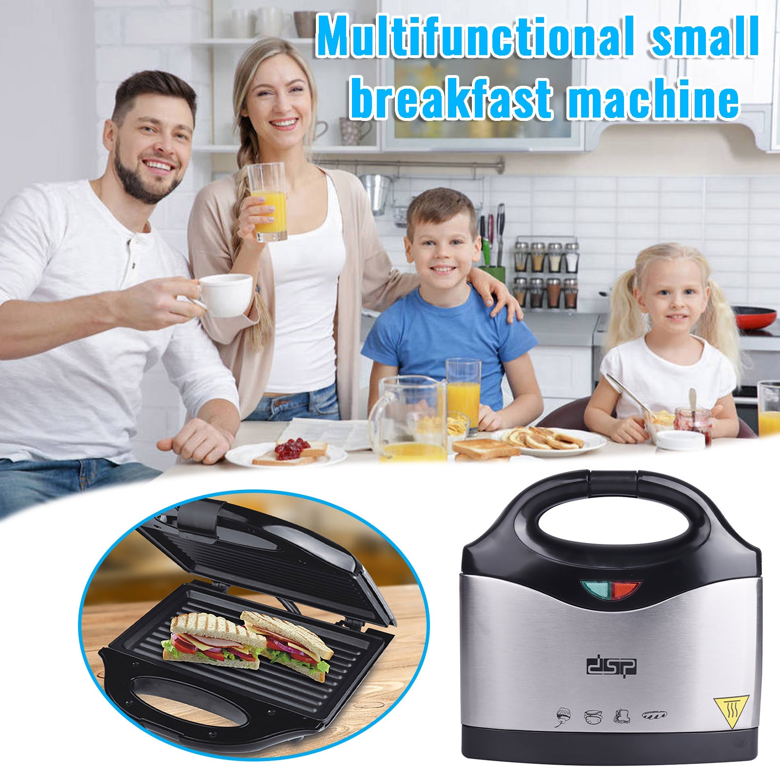 Multifunktionale Kleine Frühstück Maschine Sandwich Hersteller Grill Maschine Elektrische Sandwich Hersteller Maschine Kuchen Hersteller # g30