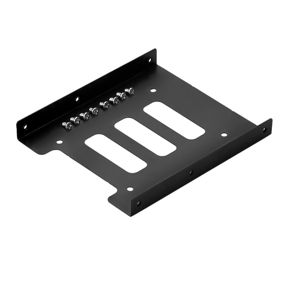 Zeadow SSD Tablett 2,5 Zoll Bis 3,5 Zoll SSD HDD Adapter Halterung Metall Montage Bausatz Halterung Dock Festplatte Halfter für Schreibtisch PC