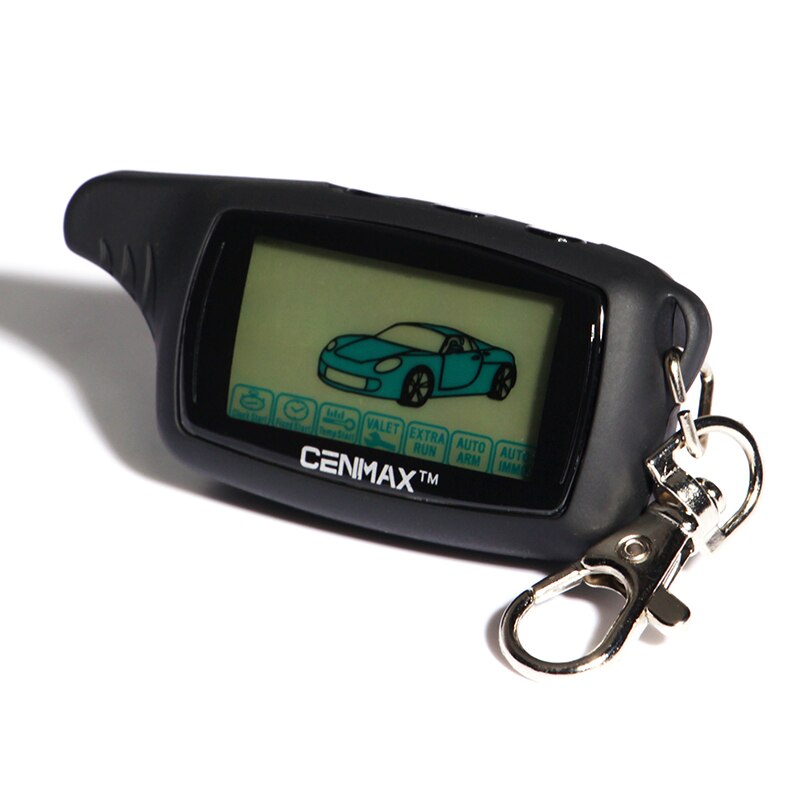 Keychain ST-8A Russische LCD fernbedienung für CENMAX ST8A 8A LCD schlüsselbund Auto Fernbedienung 2-weg Auto Alarm System Auto Fernbedienung