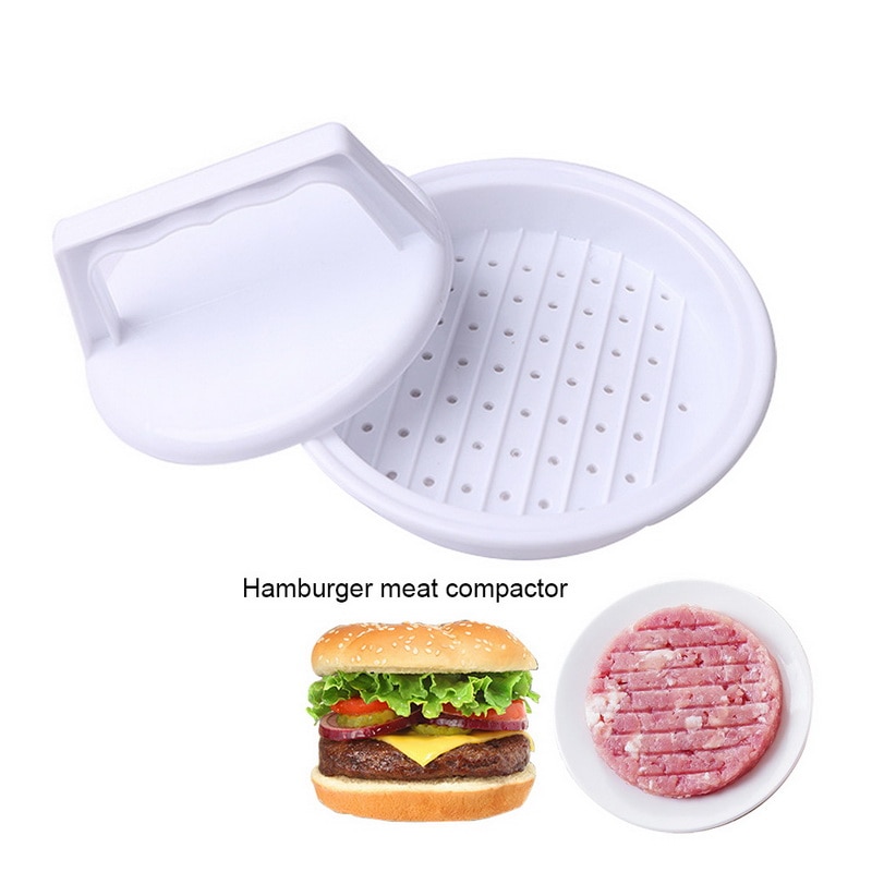DIY Hamburger Fleisch Presse Werkzeug Lebensmittel-Klasse Kunststoff Macher Fleisch Burger Hersteller Schimmel Hamburger Presse Burger Küche Werkzeug