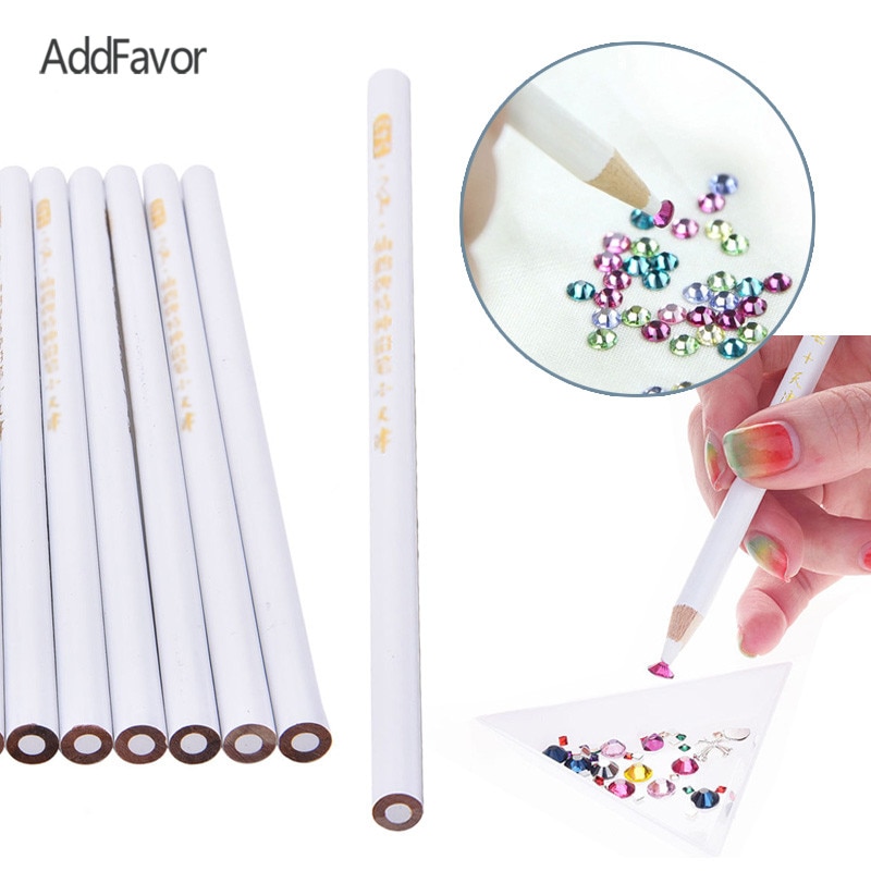 AddFavor 3 Pc Nagel Strass Pflücker Stift Wachs Bleistift Für Pflücken hoch Dekoration Edelsteine Nagel Pflücker Bausatz Nagel Kunst Diamant Pflücken Werkzeug