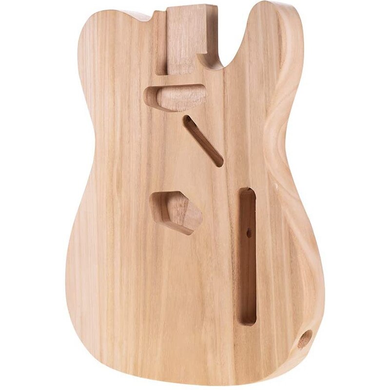 unvollendet E-gitarre Körper TL-T02 Ahorn Leere Gitarre Fass zu TELE Stil Elektrische Gitarren DIY Teile