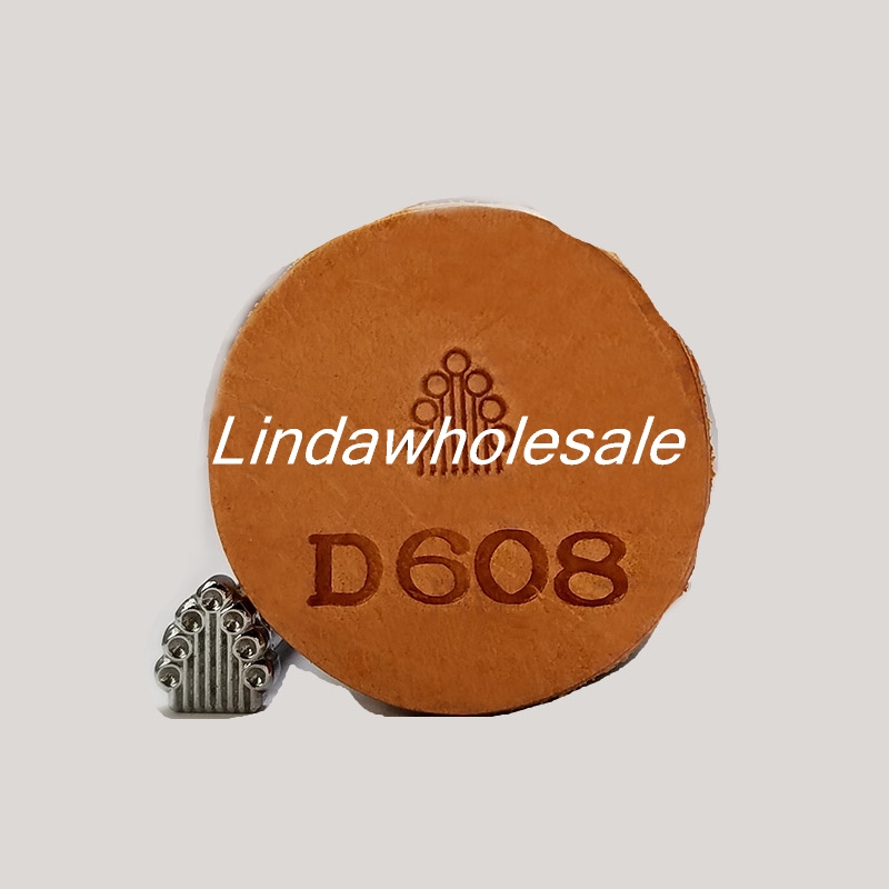 Japanische leder druck werkzeug D608, leder stempel, leder werkzeug