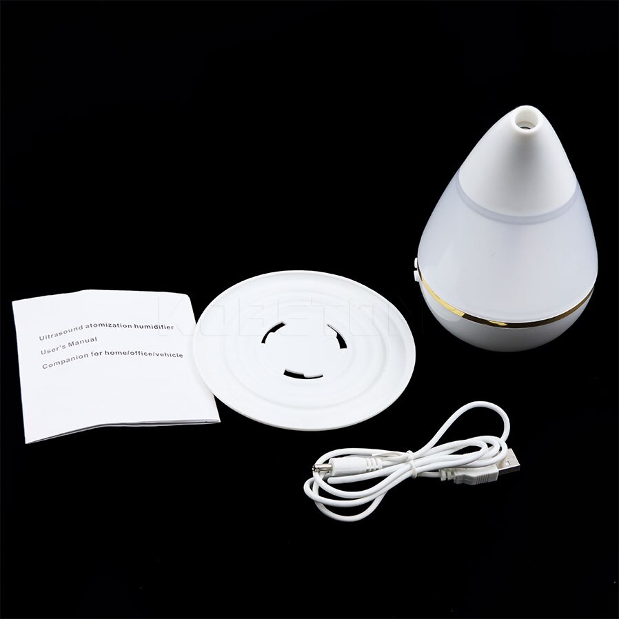 Neue Auto Usb-luftbefeuchter Mini Auto Luftbefeuchter Ätherisches Öl Diffusor Zerstäuber Luftreiniger mit bunte LED Licht für Jede Auto