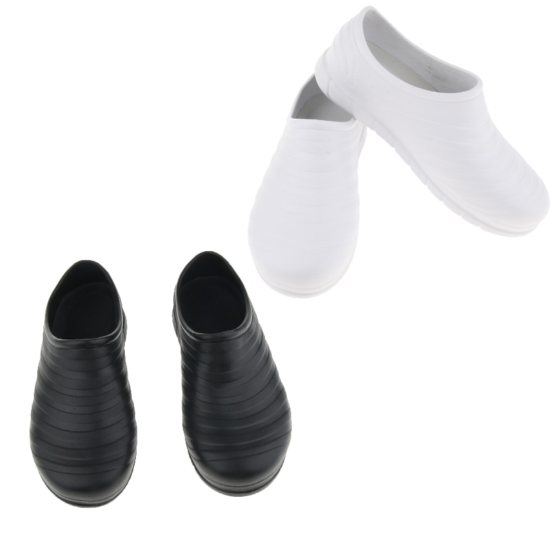 Krankenschwester Arbeit Schuhe Stiefel Schuhe Frauen Rutschfeste Koch verstopfen für Küche Krankenhaus Sicherheit Arbeit Schuhe Weiß Schwarz