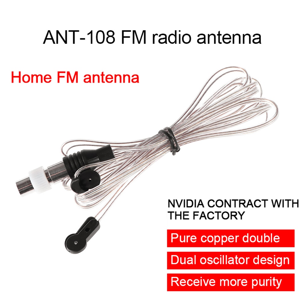 preis 2M Für TV Tuner Karte Verstärker MD Schreibtisch Radio Empfangen FM Signal Radio Antenne 108 Tragbare Radio Antenne