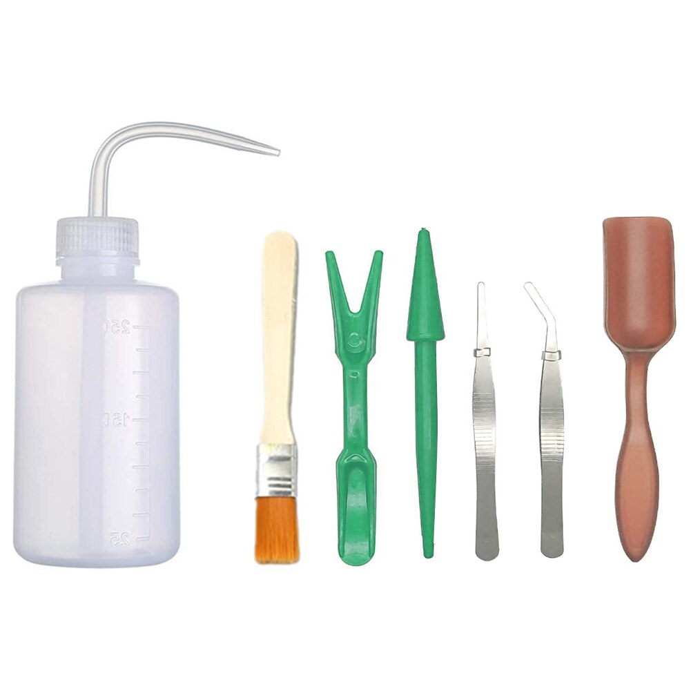 1einstellen Multi-funktion Mini Gartenarbeit Hand Werkzeuge einstellen Sukkulenten Pflanzen Bewässerung Flaschen Miniatur Garten Pflanzen Eimer Schaufel Werkzeuge