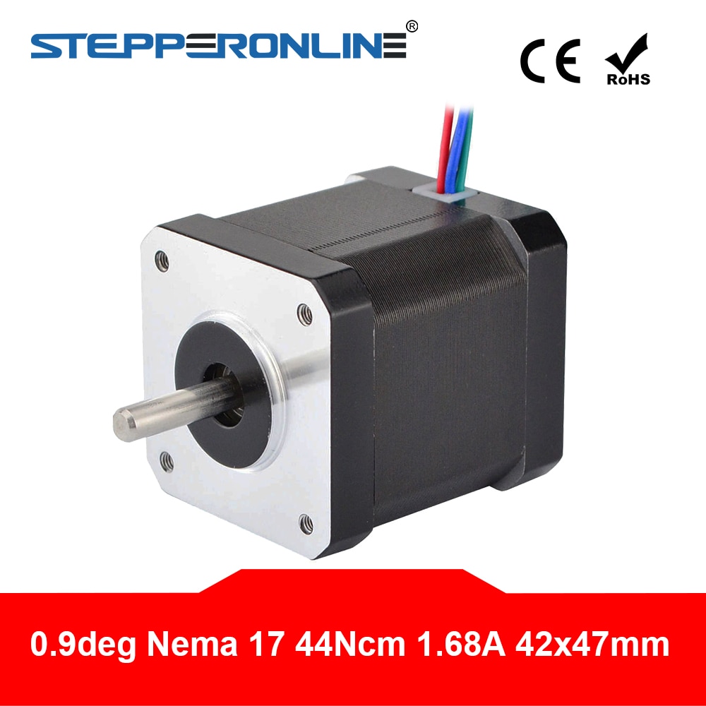 0,9 grad Nema 17 Stepper Motor- 44Ncm (62,3 unzen. in) 1,68 EIN 4-blei Nema17 Schritt Motor- 42x47mm 3D Drucker CNC Roboter