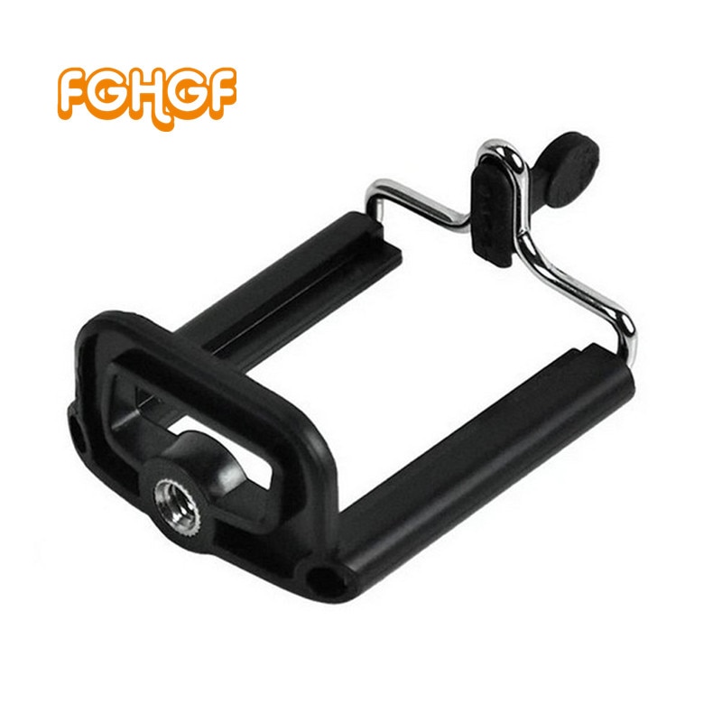 FGHGF Stativ mit Universal- 1/4 zoll murmeln Schraube See Schwarz Telefon Halfter Telefon Clip Zubehör für Telefon Selfie Stock