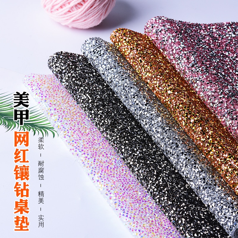 Japanischen eins Netz verrotten manikübetreffend volle diamant tisch matt tischdecke hintergrund tuch diamant Super blinkende posiert kleine frische foto