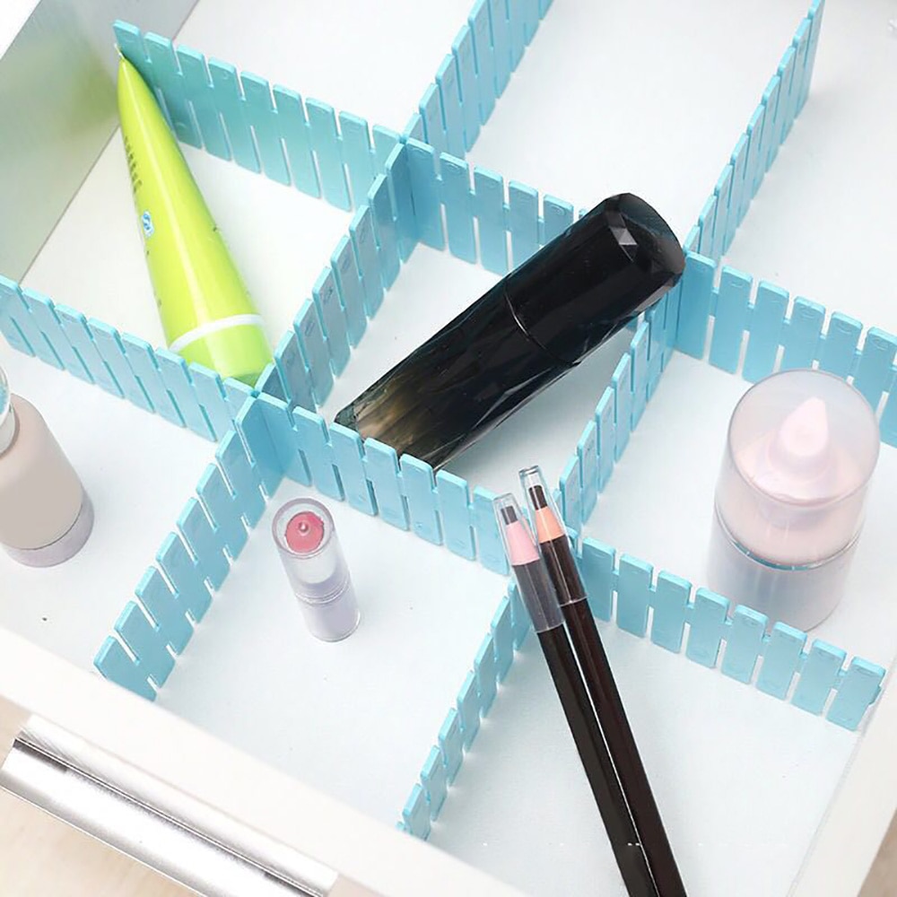 4Stck/einstellen Schublade Separator einstellbar Schrank Schublade Teiler Clapboard Schrank Partition Lager Organizer