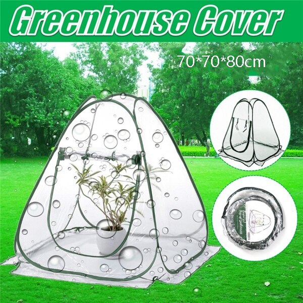 Faltbare Tragbare Hause Gartenarbeit Gewächshaus Gewächshaus Blumen und Blumen Isolierung Schutz Regen Mini Isolierung Abdeckung