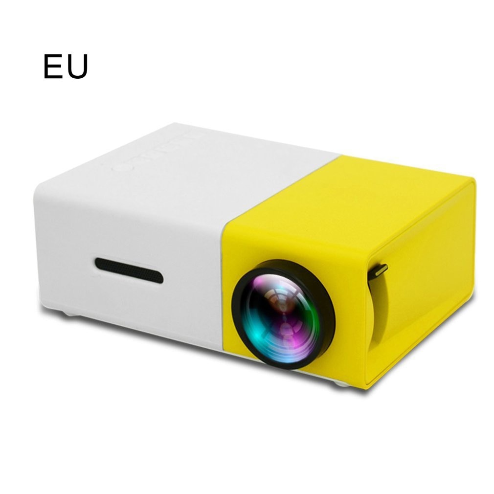 J9 Tragbare Mini Projektor HD 1080P Mini LED Projektor Heimkino AV USB SD TF Karte USB Tragbare Tasche beamer PK YG300