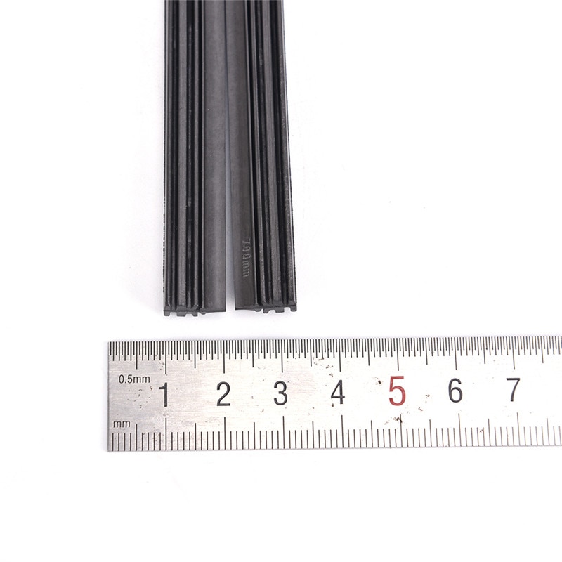 2 teile/los Universal- Auto Rahmenlose Wischer Klinge Nachfüllung Natürliche Gummi Bracketless Auto Auto Weichen Windschutzscheibe Scheibenwischer