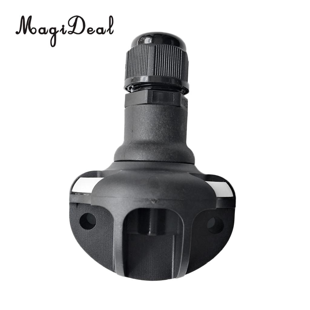 MagiDeal Leichte Kajak Marine Yacht Angeln Schlauchboot Flagge Stange Halfter Halbkreis Basis Halterung Ersatz Acce