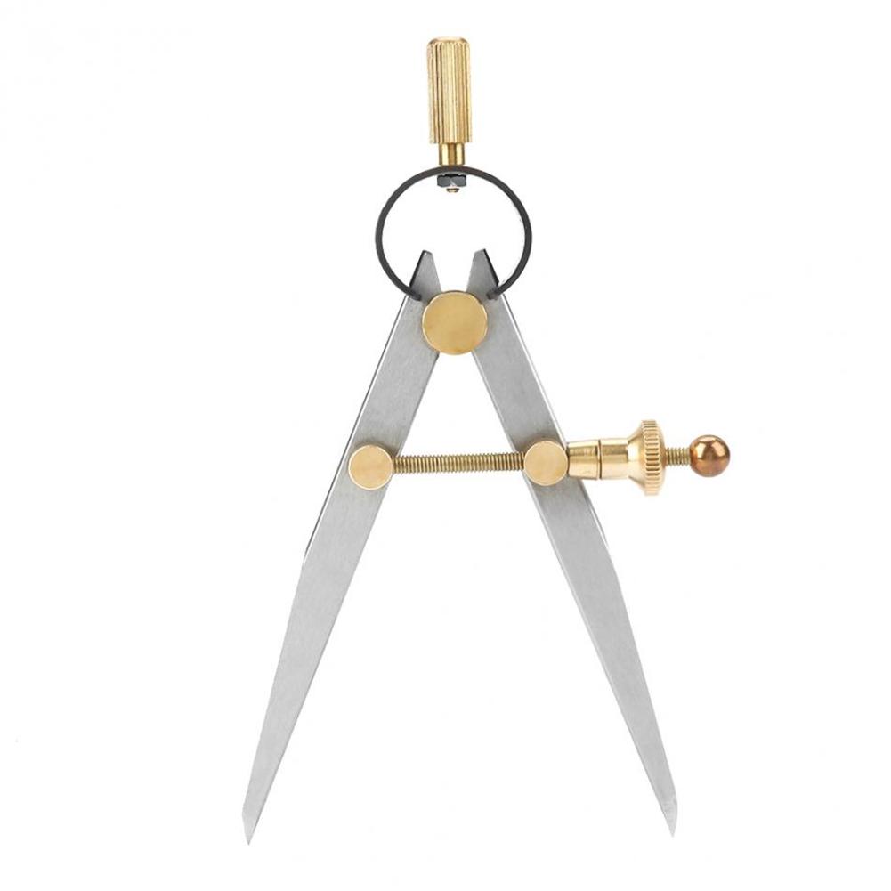 Einstellbare FlüGel Teiler Frühling FlüGel Glasritzrades Rand Creaser Kompass DIY Handwerk Werkzeug für Holzbearbeitung # CW