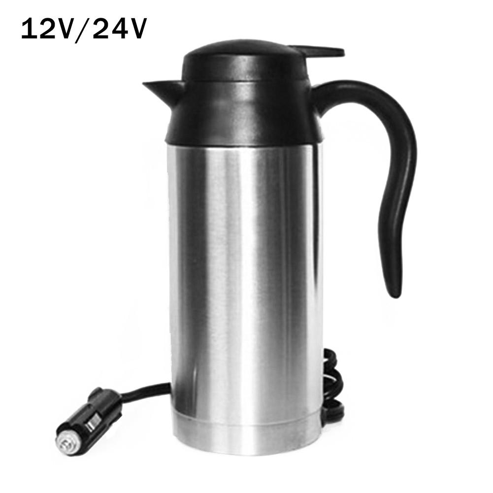 Neuheiten Auto Heizung Wasserkocher Becher 12V/24V Edelstahl Reise Heizung Tasse Für Kochendem Wasser Kaffee