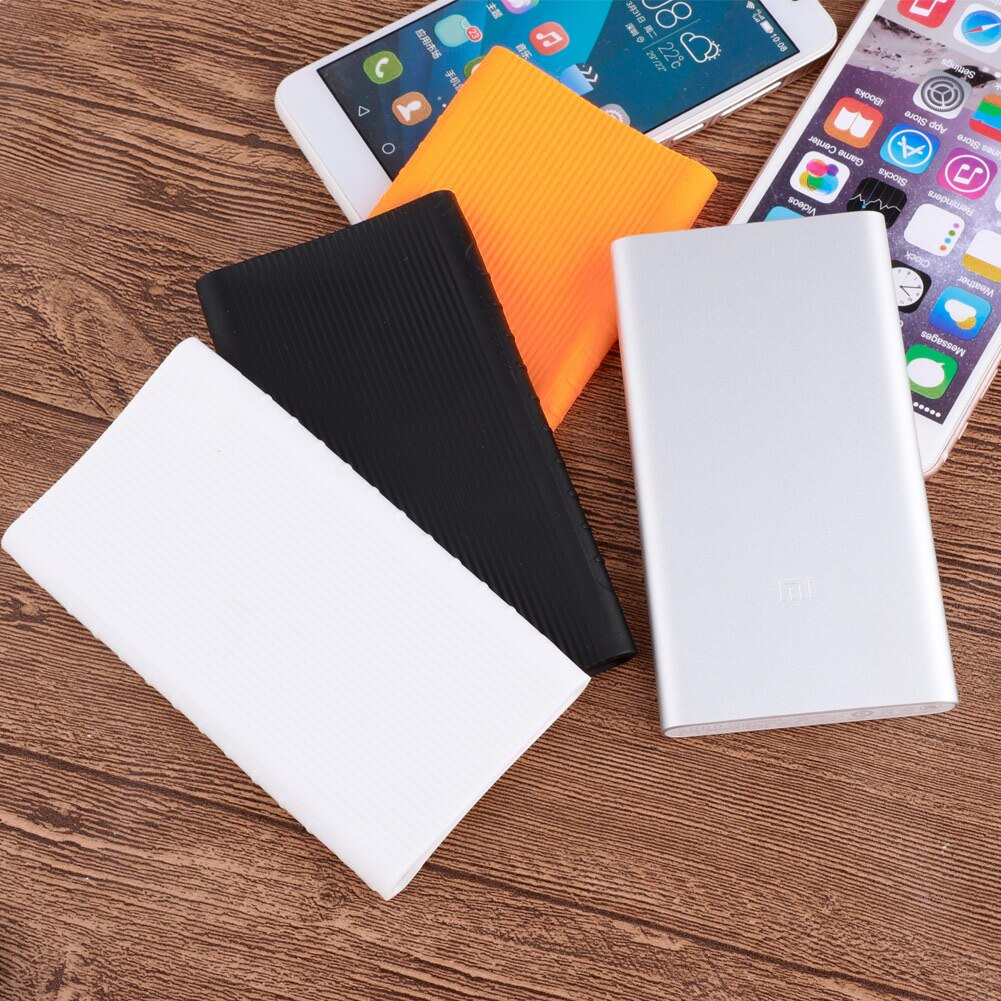 13x7cm Externe Batterie fallen Weiche Silikon Energie Abdeckung für 5000mAh Xiaomi Energie Bank