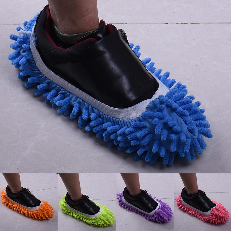 1 stück Mikrofaser Staub Mopp Slipper Mopp Boden Reinigung Faul verschwommen Hausschuhe Bodenbelag Werkzeuge Schuhe Schlecht Küche Reiniger