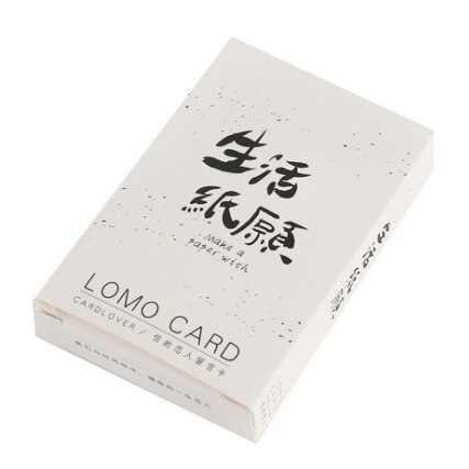 52mm x 80mm wort Vision papier gruß karte lomo karte (1Pack = 28 stück)